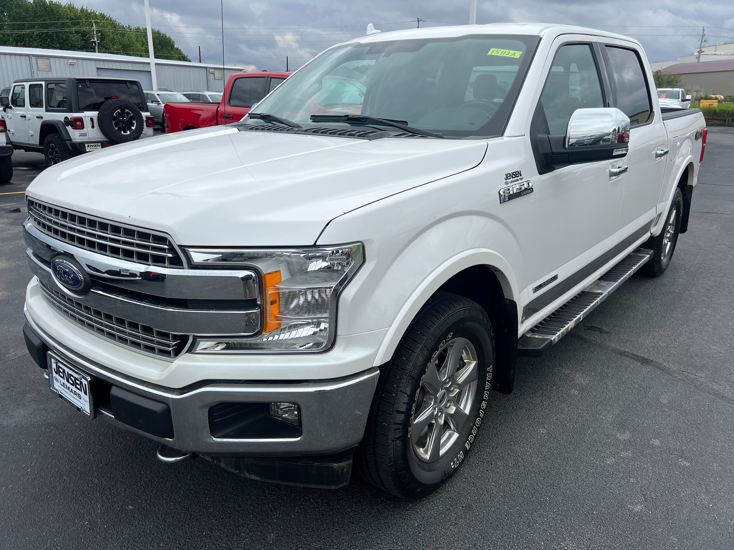 Used 2018 Ford F-150 Lariat with VIN 1FTFW1E18JFD34081 for sale in Le Mars, IA