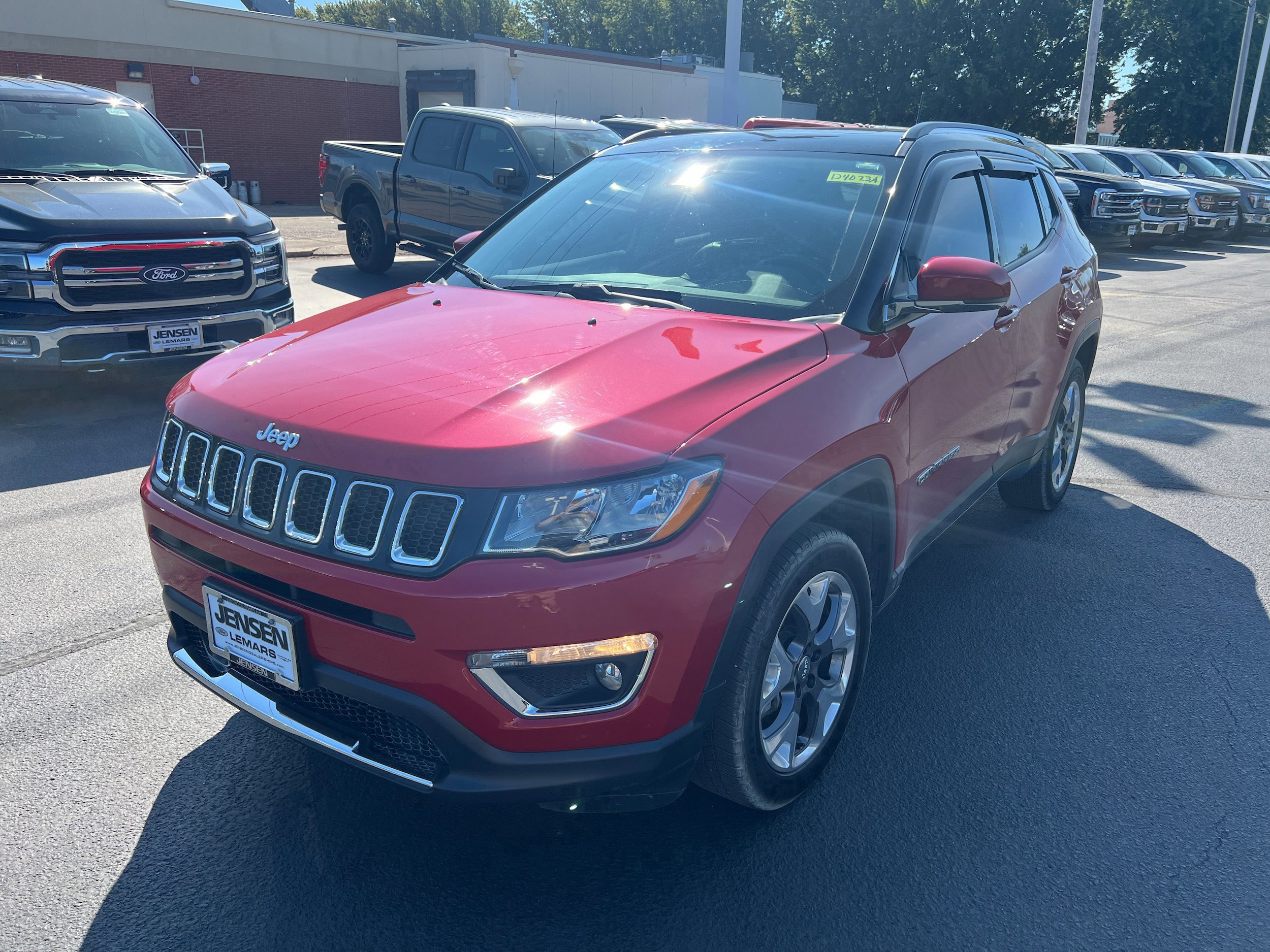 Used 2021 Jeep Compass Limited with VIN 3C4NJDCB7MT536573 for sale in Le Mars, IA