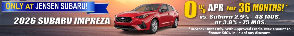 2026 Subaru Crosstrek
