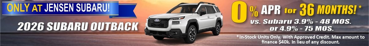 All New 2026 Subarus