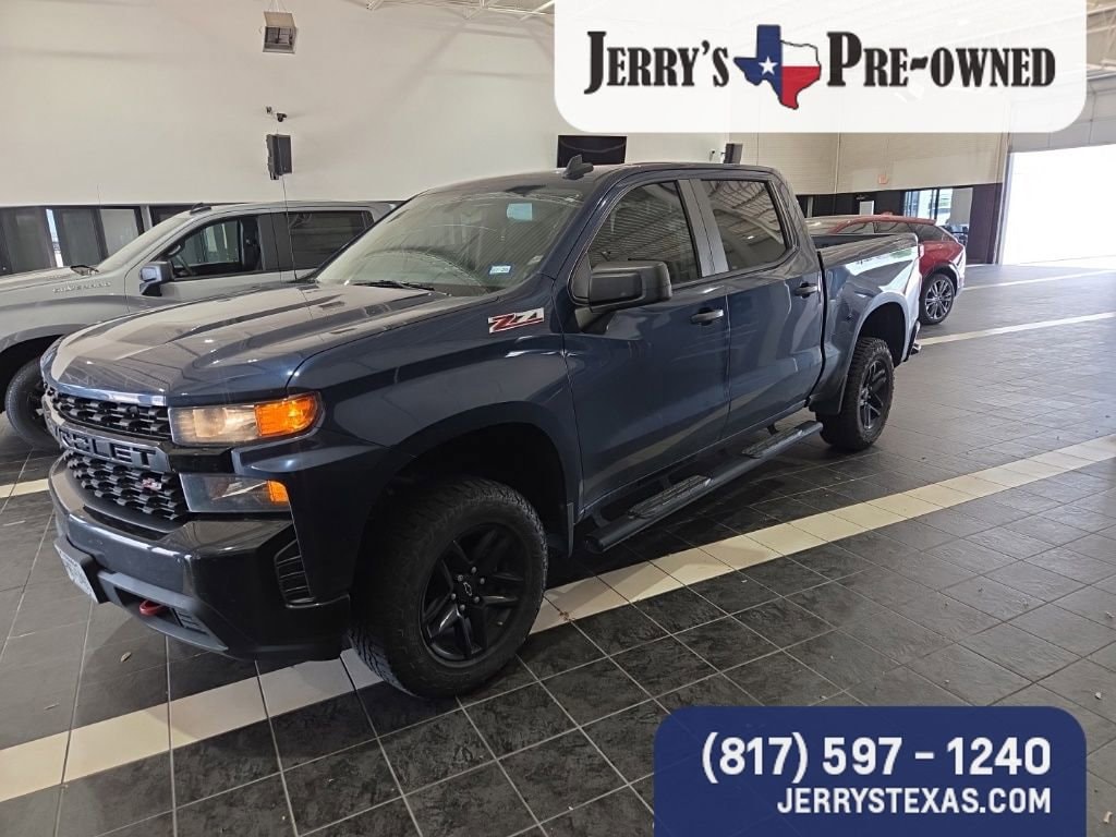 Used 2021 Chevrolet Silverado 1500 Custom Trail Boss Truck Crew Cab