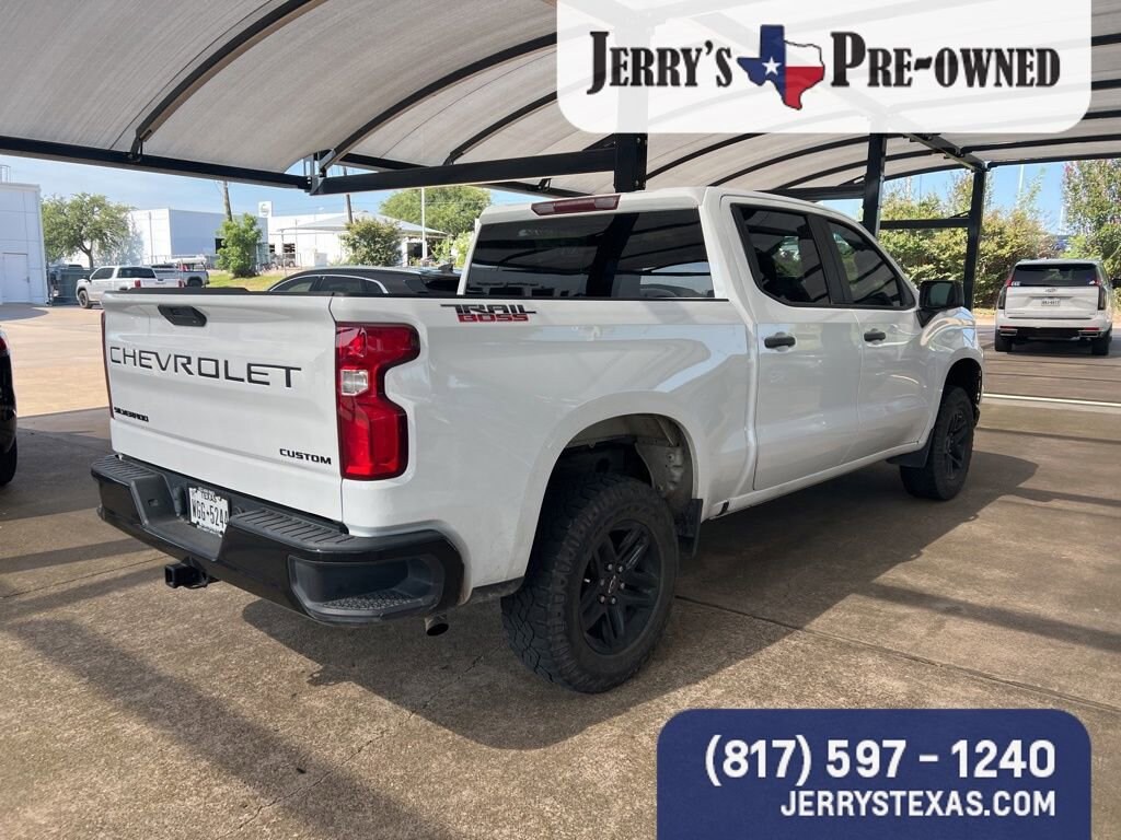 Used 2021 Chevrolet Silverado 1500 Custom Trail Boss Truck Crew Cab