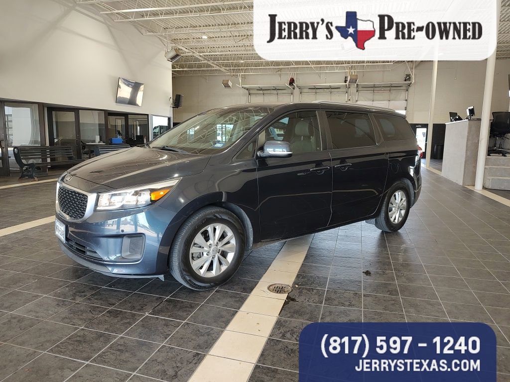 Used 2016 Kia Sedona LX with VIN KNDMB5C1XG6215034 for sale in Weatherford, TX