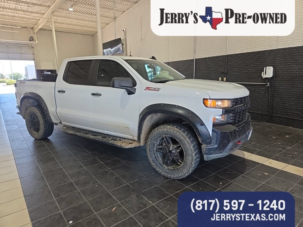 Used 2019 Chevrolet Silverado 1500 Custom Trail Boss Truck Crew Cab