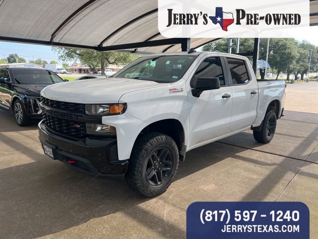 Used 2021 Chevrolet Silverado 1500 Custom Trail Boss Truck Crew Cab