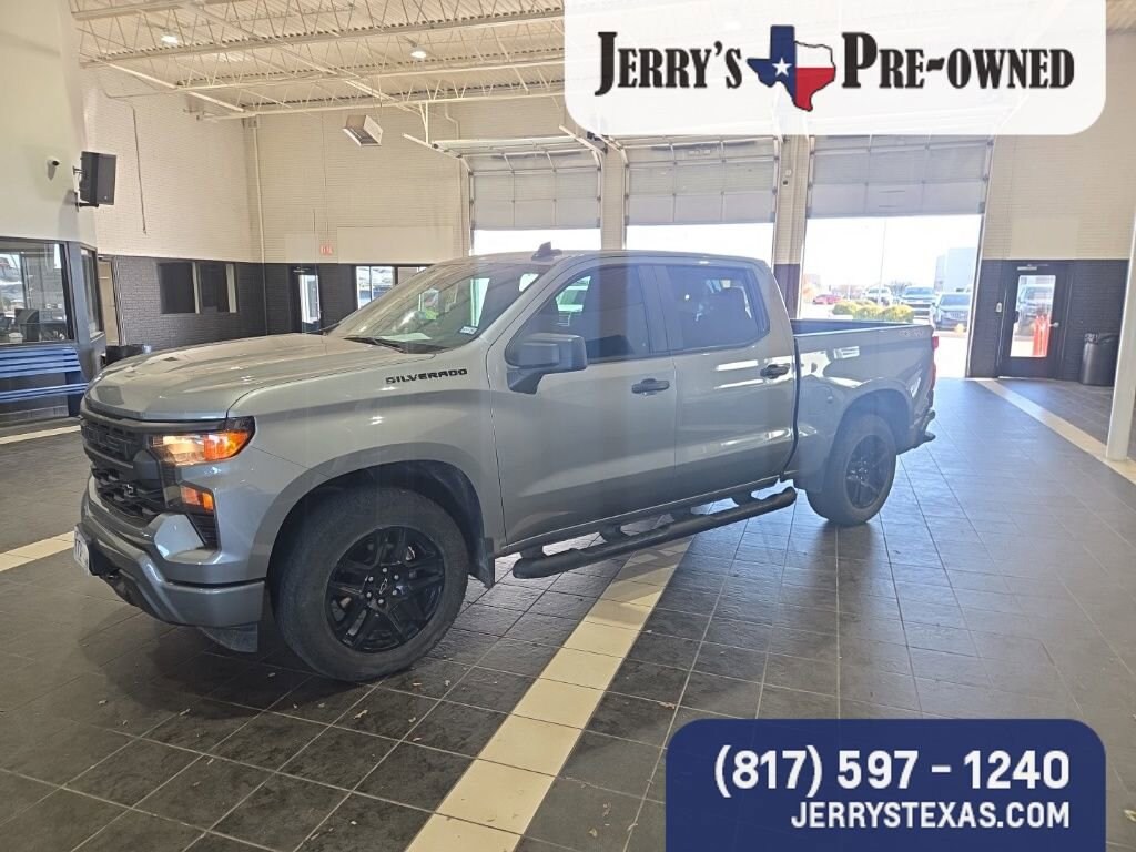 Used 2024 Chevrolet Silverado 1500 Custom Truck Crew Cab