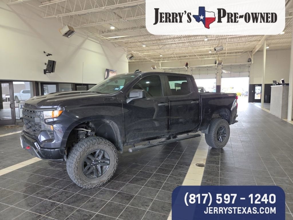 Used 2023 Chevrolet Silverado 1500 Custom Trail Boss Truck Crew Cab