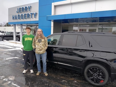 Congratulations Jeremy and Julie Boldt on making a great deal on their 2023 Chevrolet Traverse Premier AWD!!! Thank you from Bryan Lewis and their Jerry Haggerty Chevrolet family for their business and patronage!!!