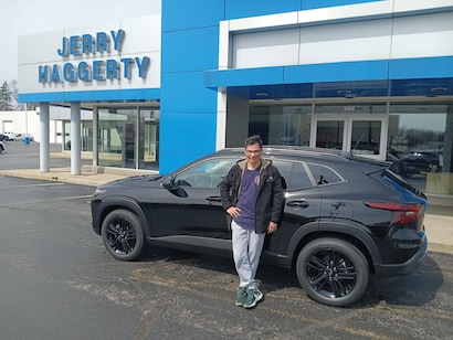 Congratulations Be Nu Khinphan on making a great deal on his 2026 Chevrolet Trax ACTIV FWD!!! Thank you from Bryan Lewis and his Jerry Haggerty Chevrolet family for his business and patronage!!!