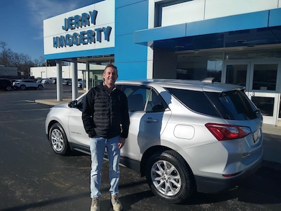 Congratulations James Bratthauar on making a great deal on his 2019 Chevrolet Equinox LS FWD!!! Thank you from Bryan Lewis and his Jerry Haggerty Chevrolet family for his business and patronage!!!