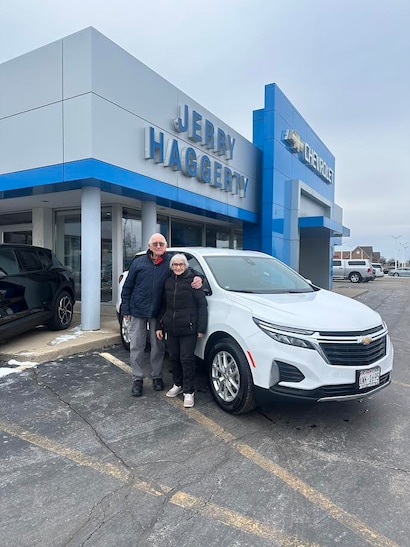 Congratulations Karen on making a great deal on her 2023 Chevrolet Equinox LT FWD!!! Thank you from Mike Kucharcyzk and your Jerry Haggerty Chevrolet family for your business and patronage!!!