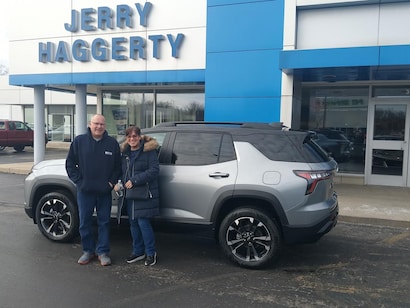 Congratulations Kimberly Salzbrunn on making a great deal on her 2026 Chevrolet Equinox RS AWD!!! Thank you from Bryan Lewis and her Jerry Haggerty Chevrolet family for her business and patronage!!!