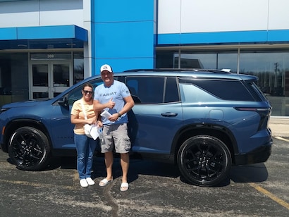 Congratulations Jeffrey Knebel on making a great deal on his 2026 Chevrolet Traverse RS AWD!!! Thank you from Bryan Lewis and his Jerry Haggerty Chevrolet family for his business and patronage!!!