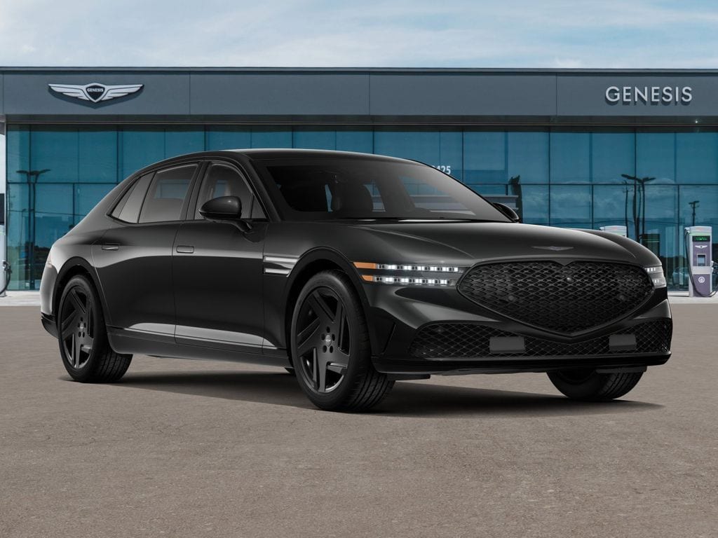 New 2026 Genesis G90 3.5T E-SC Mhev Prestige Black Sedan