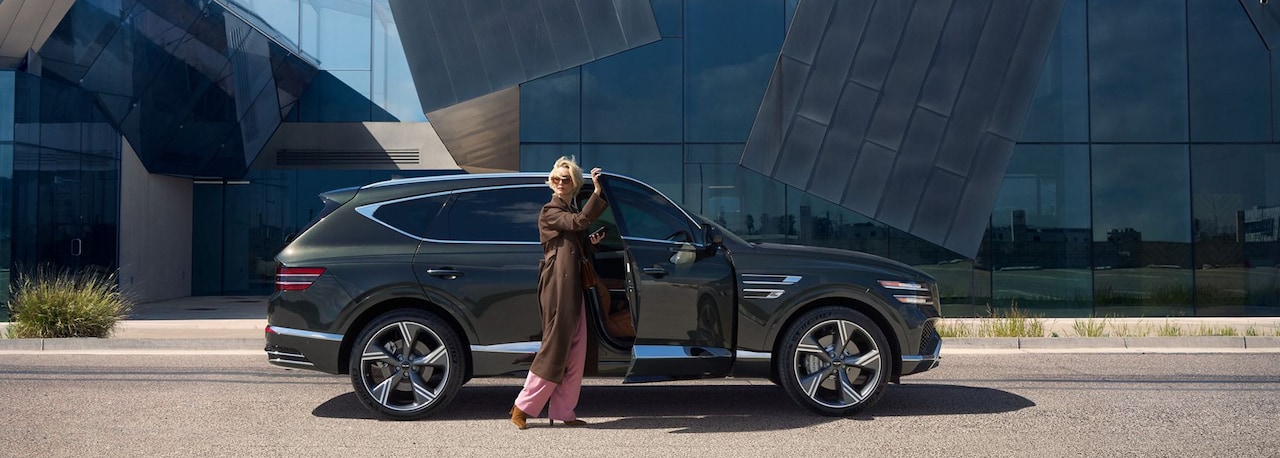 2026 Genesis GV80 luxury SUV exterior in Weatherford, TX