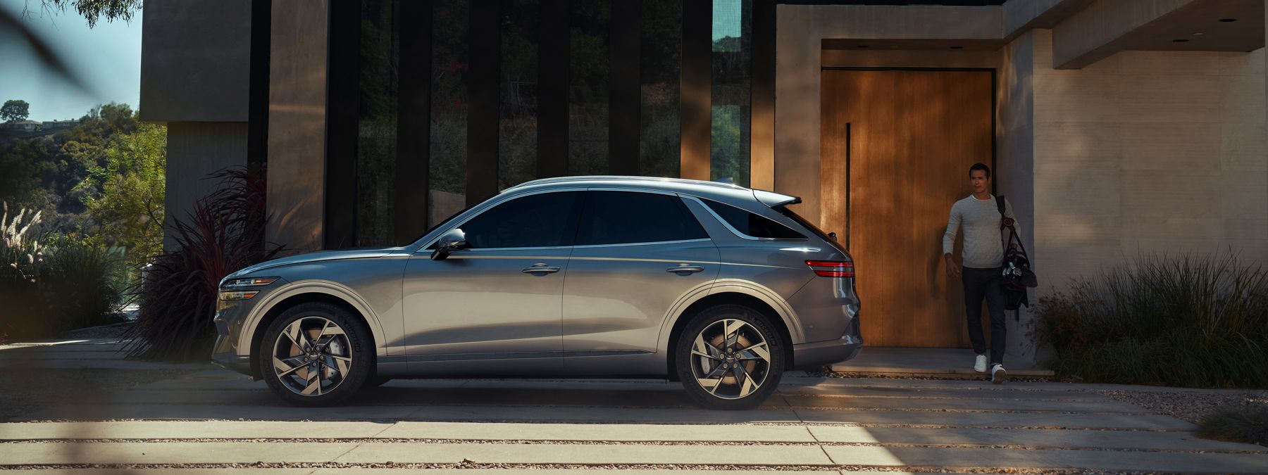 2025 Genesis Electrified GV70 parked.