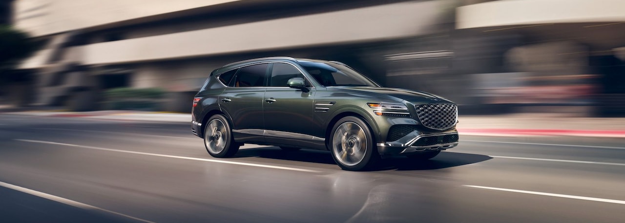 2026 Genesis GV80 luxury SUV exterior near Dallas, TX