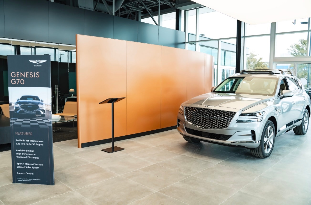 Genesis showroom in Weatherford, TX