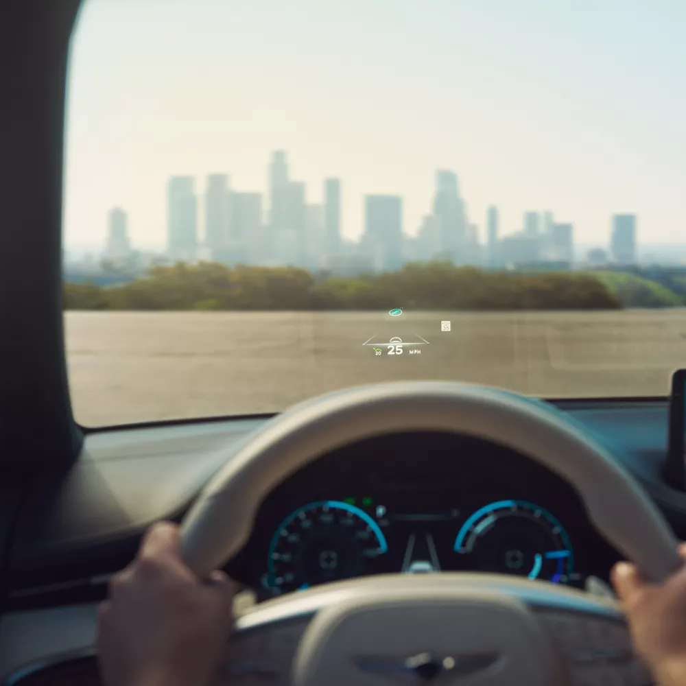 Front Cabin of Genesis Electrified GV70.