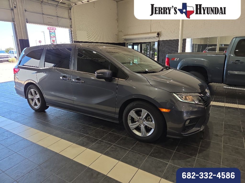 Used 2018 Honda Odyssey EX-L with VIN 5FNRL6H76JB091104 for sale in Weatherford, TX