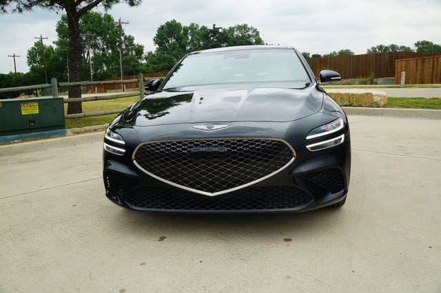 Certified 2025 GENESIS G70 Standard with VIN KMTG34SC1SU144786 for sale in Weatherford, TX