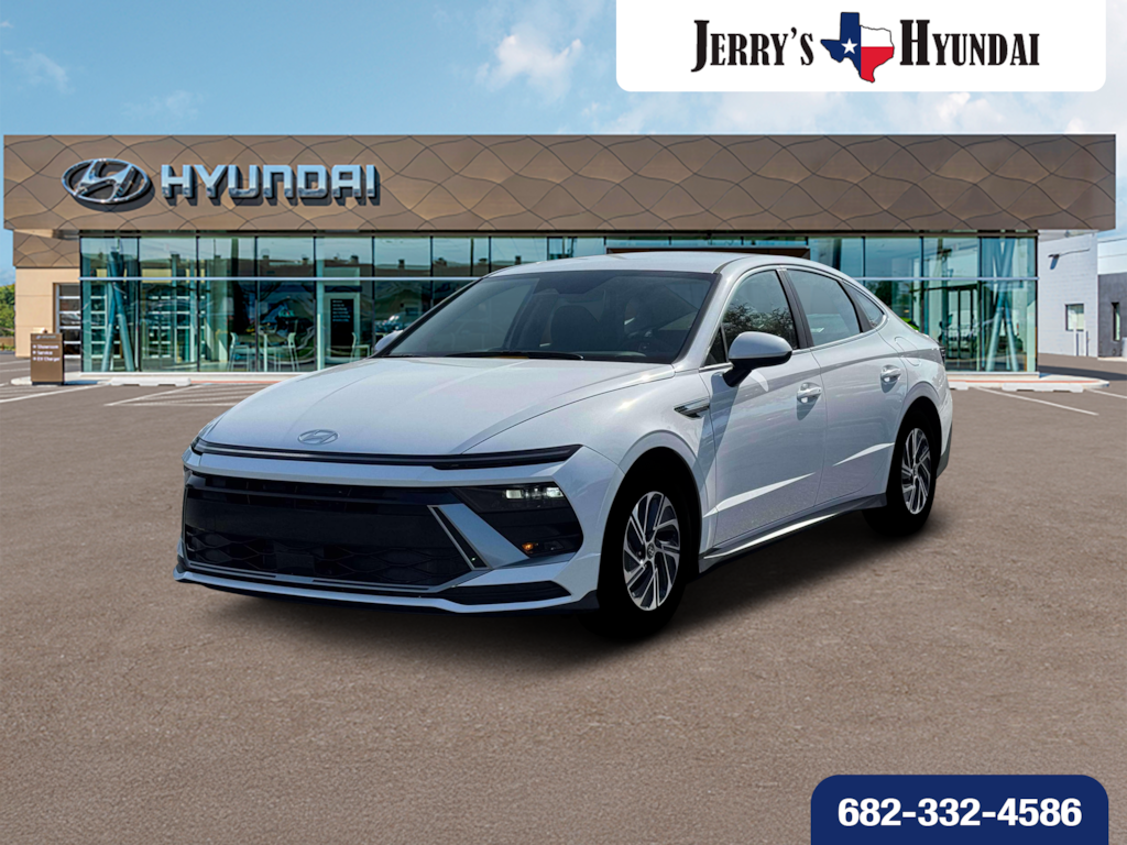 New 2026 Hyundai Sonata Hybrid Blue Sedan