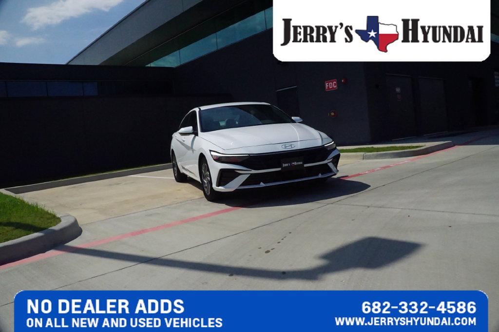 2026 Hyundai Elantra Hybrid Blue Sedan