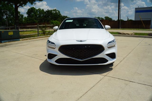 Certified 2025 GENESIS G70 Standard with VIN KMTG34SC5SU147058 for sale in Weatherford, TX