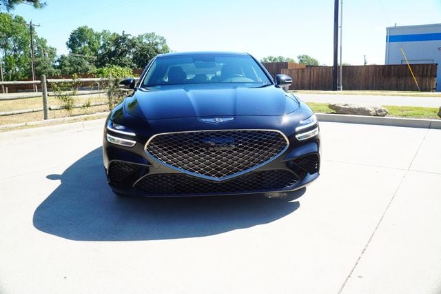 Certified 2025 GENESIS G70 Standard with VIN KMTG34SCXSU147038 for sale in Weatherford, TX