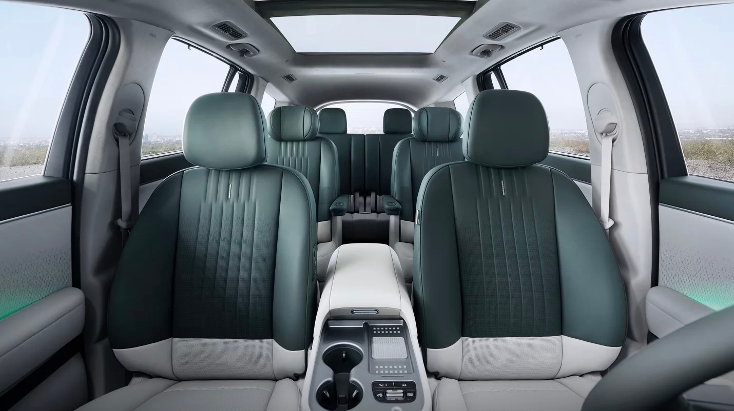 Interior of new 2026 Hyundai IONIQ 9 for sale near Fort Worth, TX