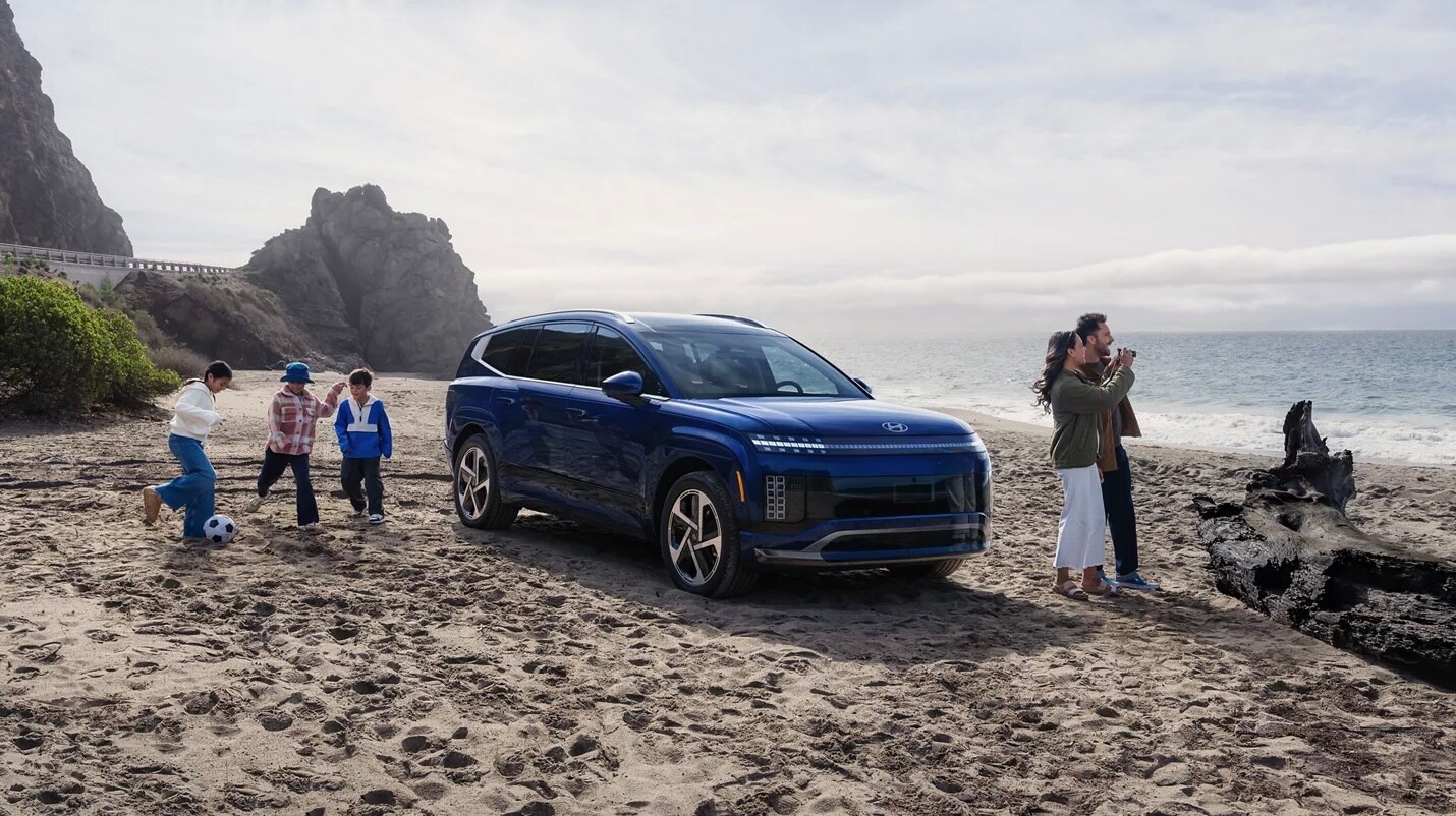 Cosmic Blue Pearl 2026 Hyundai IONIQ 9 for sale near Dallas, TX