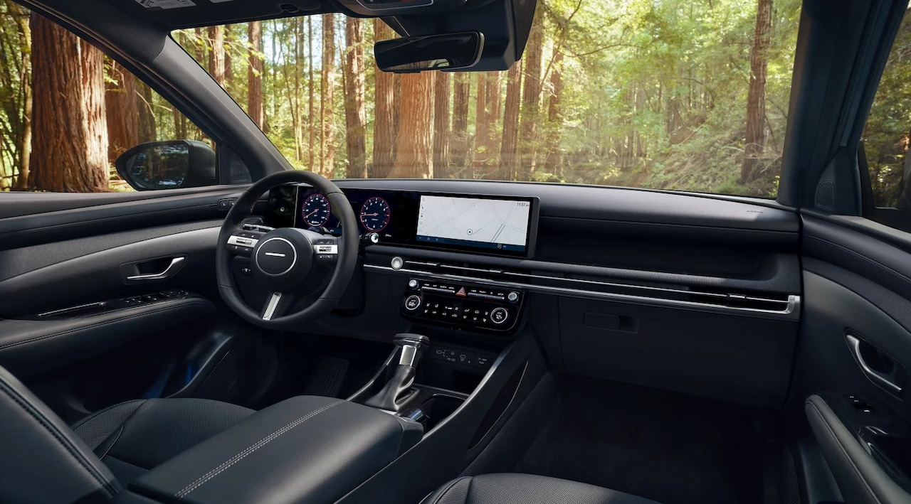 2026 Hyundai Santa Cruz interior near Fort Worth, TX