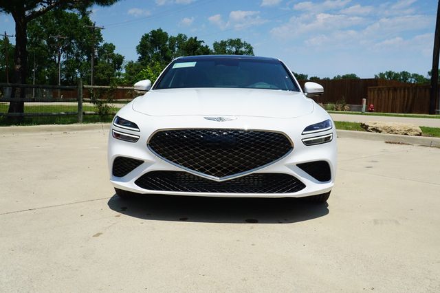 Certified 2025 GENESIS G70 Sport Advanced with VIN KMTG54SE7SU145128 for sale in Weatherford, TX