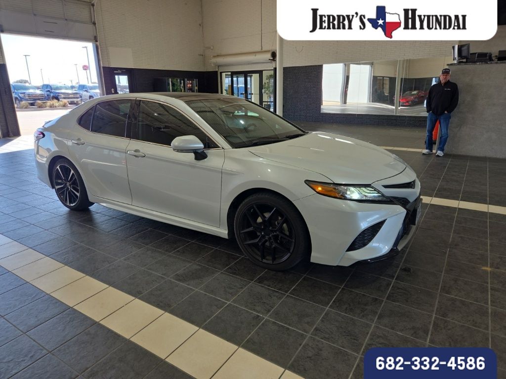Used 2019 Toyota Camry XSE with VIN 4T1B61HK7KU757844 for sale in Weatherford, TX