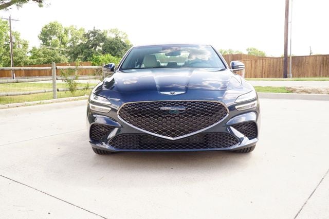 Certified 2025 GENESIS G70 Standard with VIN KMTG34SC9SU144759 for sale in Weatherford, TX