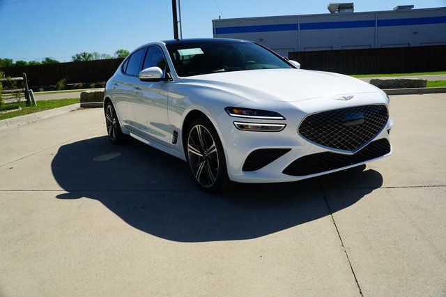 Certified 2024 GENESIS G70 Standard with VIN KMTG34SC0RU142229 for sale in Weatherford, TX