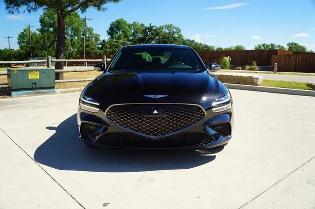 Certified 2025 GENESIS G70 Standard with VIN KMTG34SC2SU147034 for sale in Weatherford, TX
