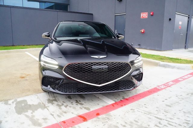 Certified 2025 GENESIS G70 Standard with VIN KMTG34SC2SU151925 for sale in Weatherford, TX