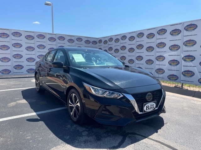 Used 2021 Nissan Sentra SV with VIN 3N1AB8CV9MY247360 for sale in San Angelo, TX