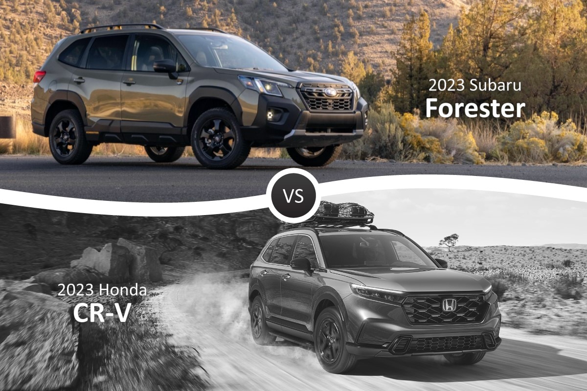 2023 Subaru Forester vs. 2023 Honda CRV Comparison