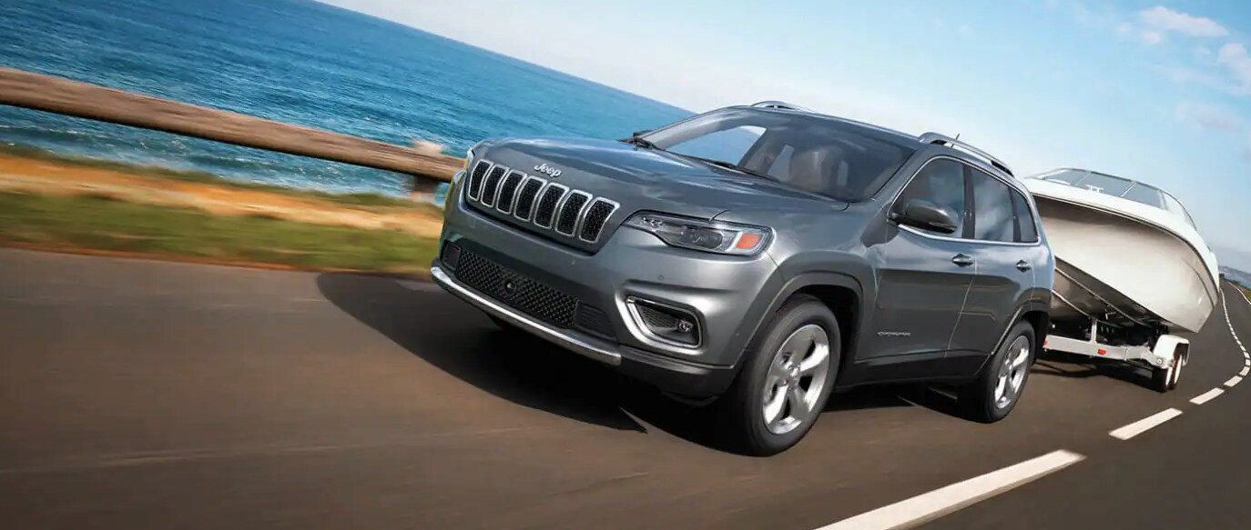 2021 Jeep Cherokee Towing Boat