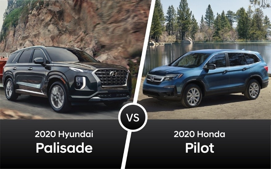 2020 Hyundai Palisade vs. 2020 Honda Pilot Comparison