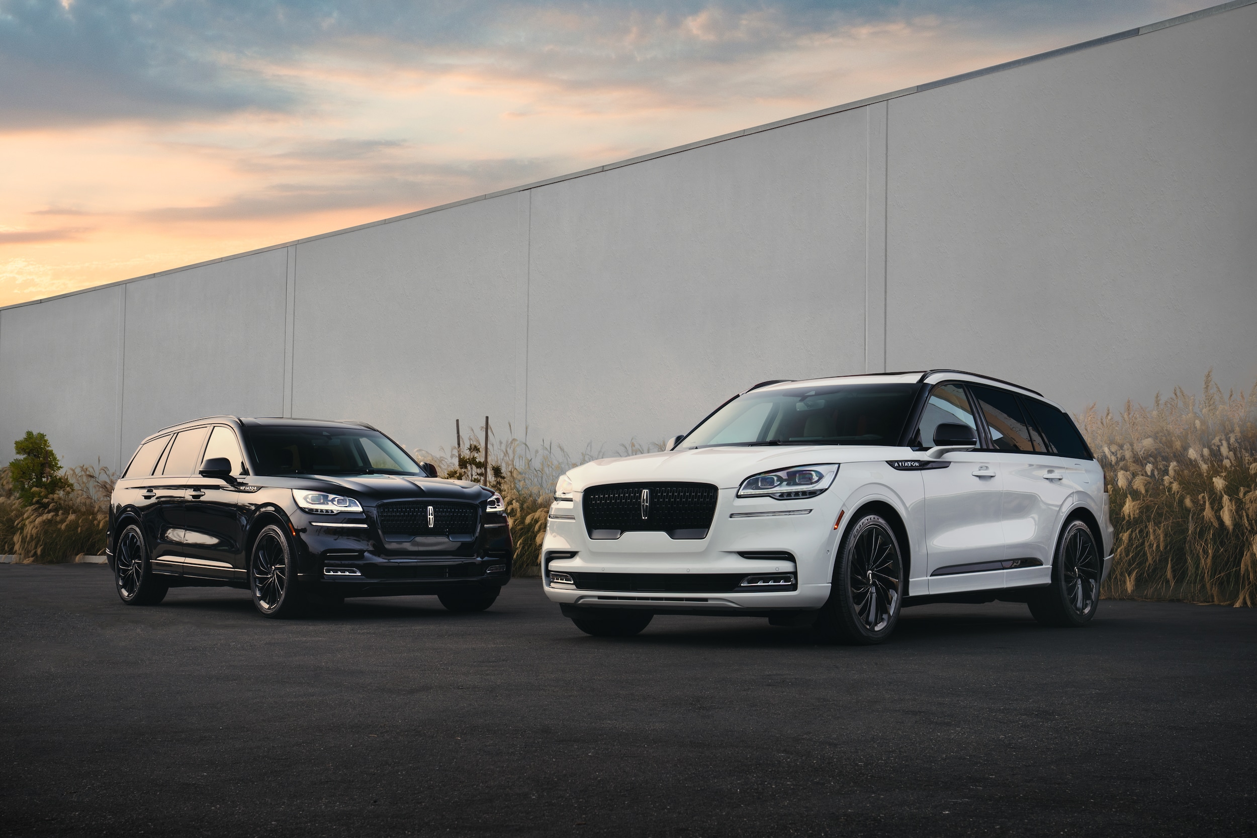 one black one white 2025 lincoln aviator