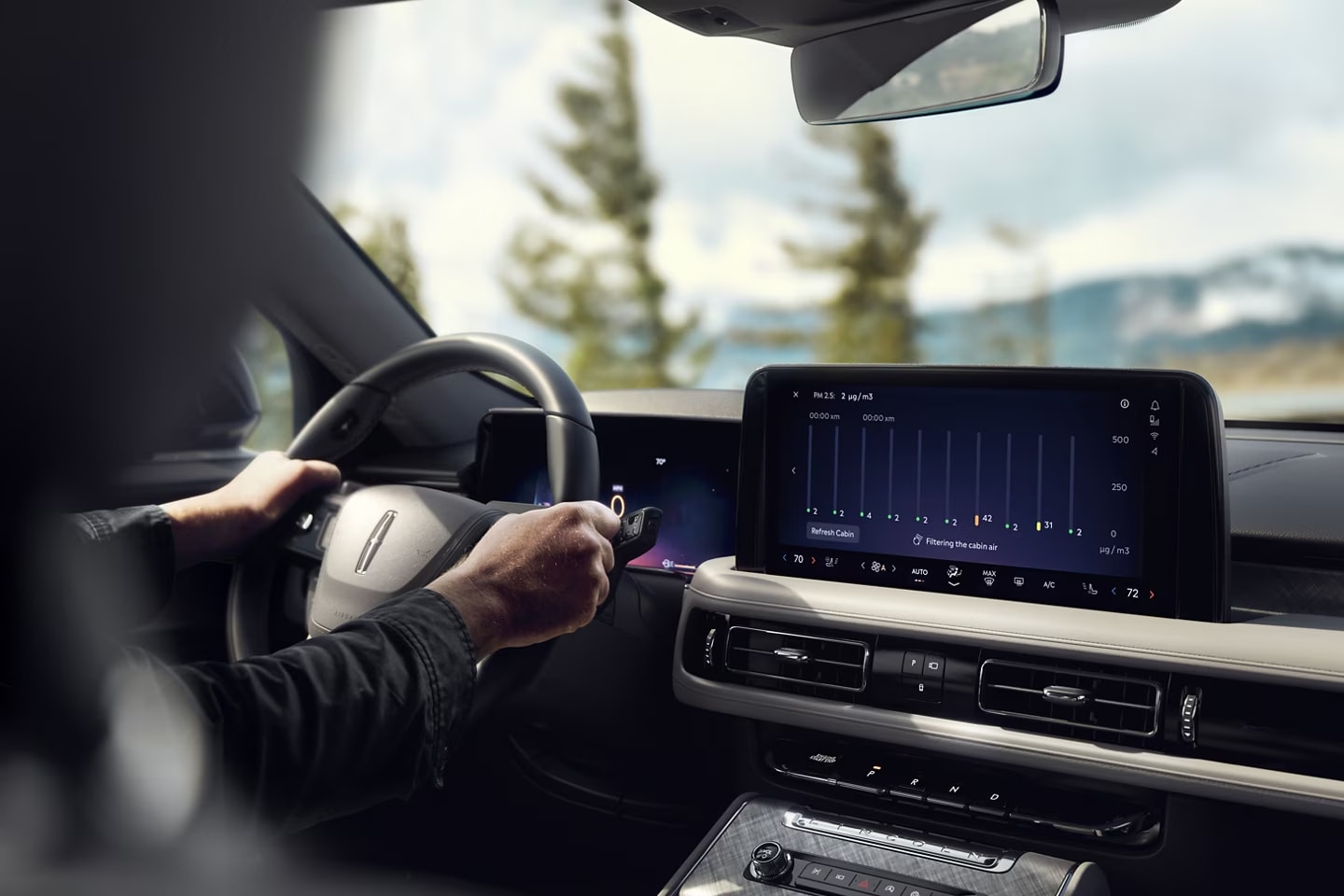 2025 lincoln aviator interior dashboard technology