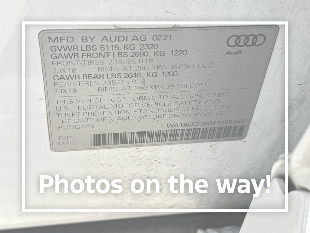 Certified 2021 Audi Q3 Premium SUV