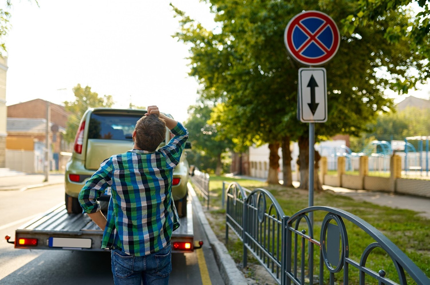 Vehicle Gets Towed in Birmingham, AL