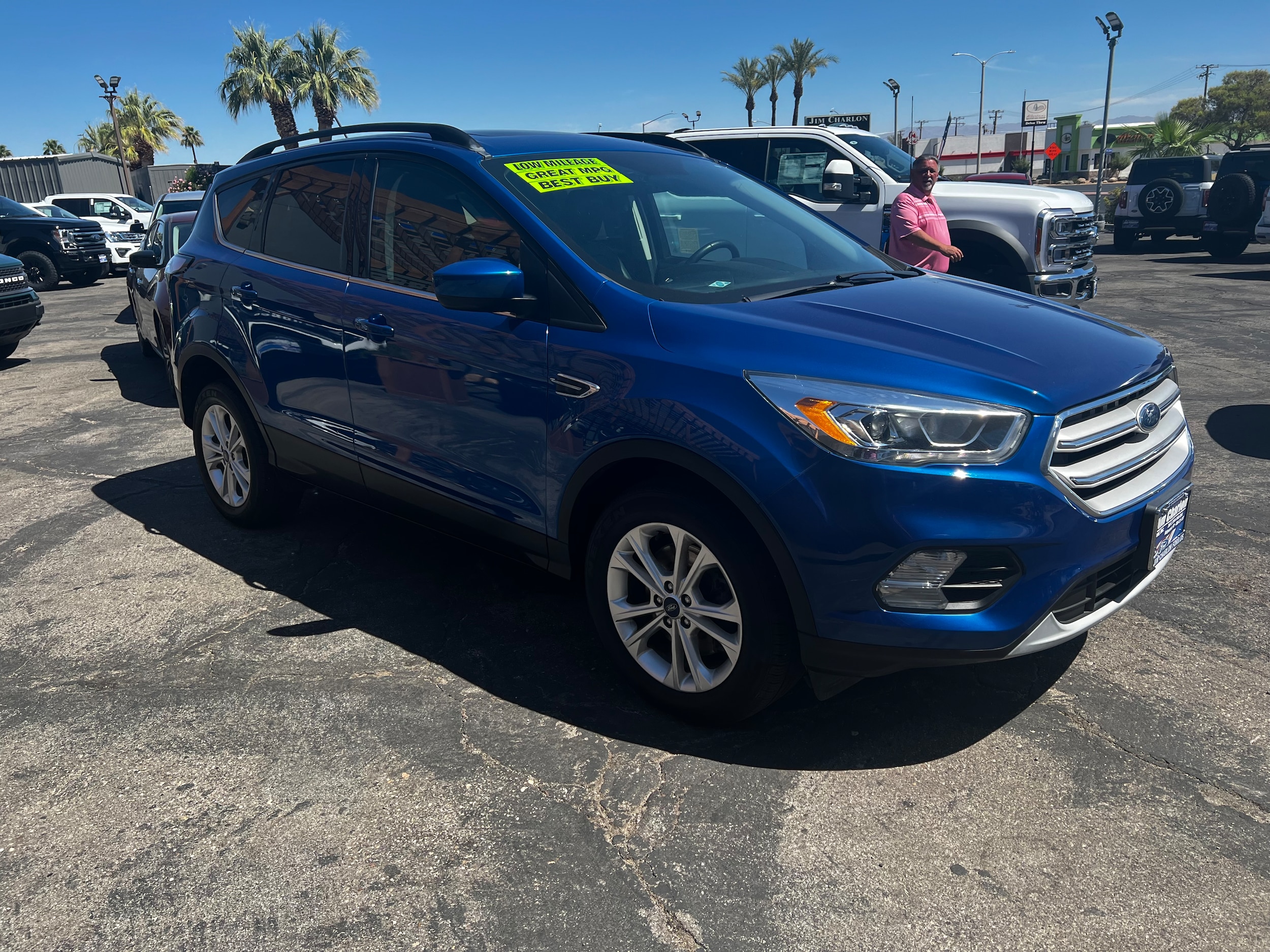 Used 2018 Ford Escape SEL with VIN 1FMCU9HD1JUA33740 for sale in Ridgecrest, CA