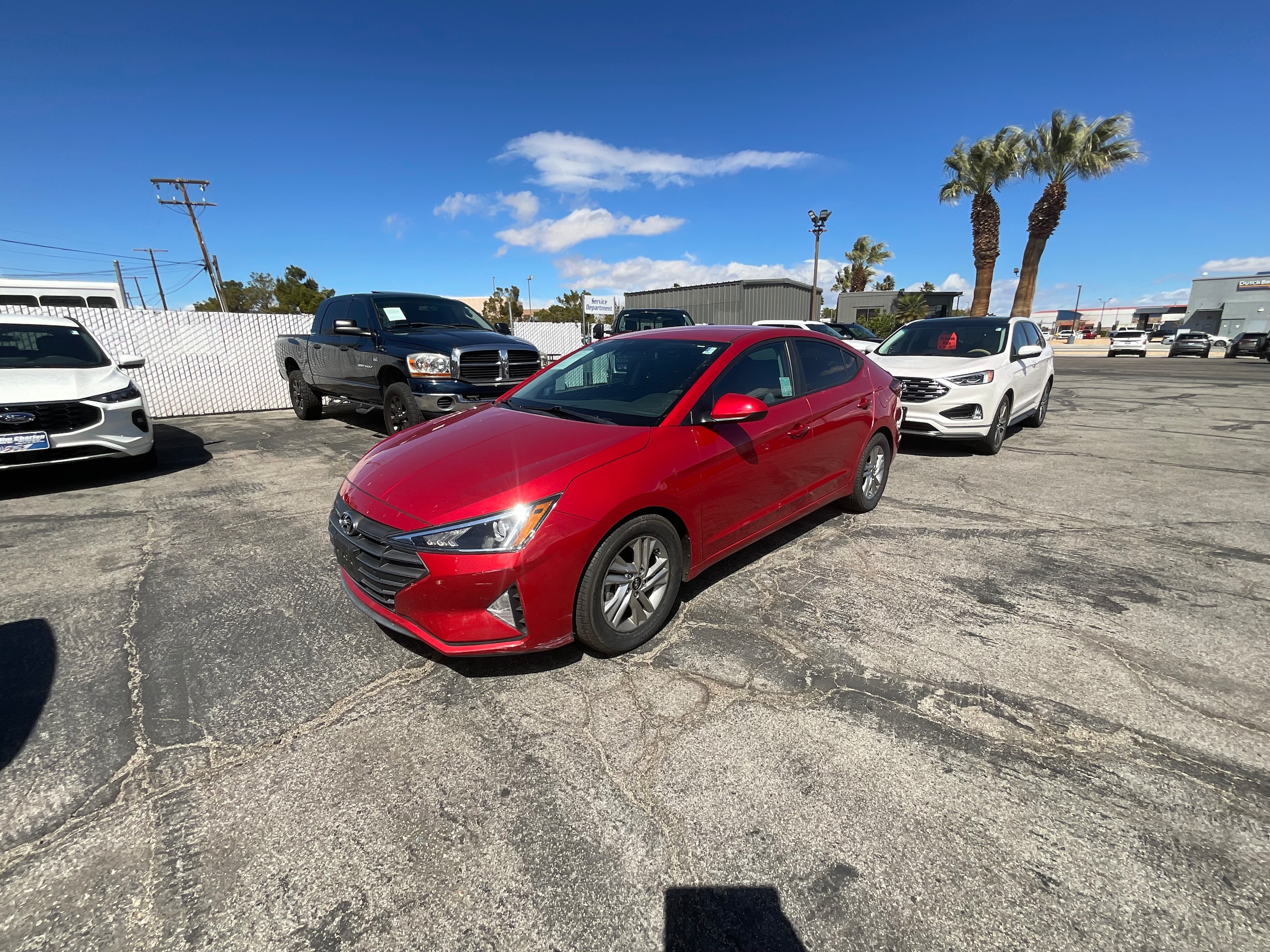 Used 2020 Hyundai Elantra SEL with VIN 5NPD84LF4LH568650 for sale in Ridgecrest, CA