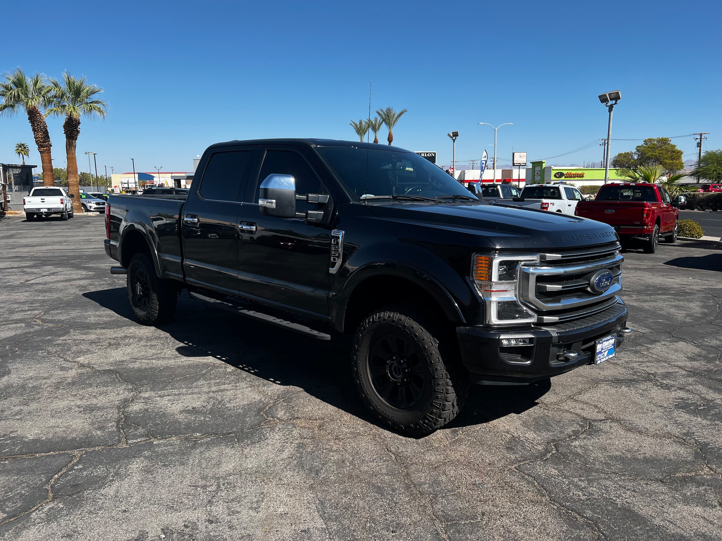 Used 2021 Ford F-250 Super Duty Platinum with VIN 1FT7W2BNXMED59351 for sale in Ridgecrest, CA