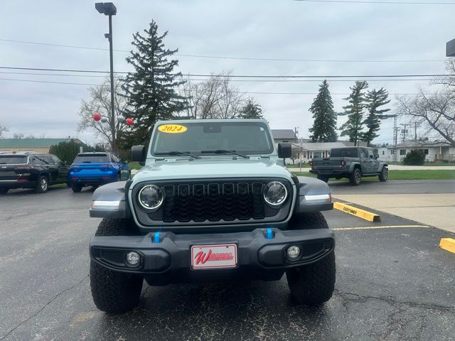 Used 2024 Jeep Wrangler 4xe Willys 4XE with VIN 1C4RJXN60RW153093 for sale in Winamac, IN